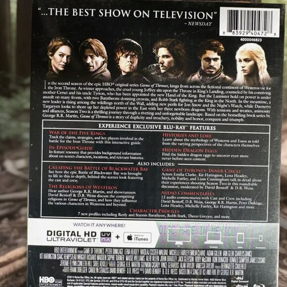 Game of Thrones The Complete Second Season Blu-ray NEW IN PLASTIC (NIP) - Picture 2 of 2